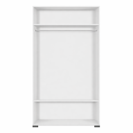 Шкаф платяной SZF2D21/11 двухдверный 105см Амелия Белый глянец МДФ BRW Шкаф платяной SZF2D21/11 двухдверный 105см Амелия Белый глянец МДФ BRW