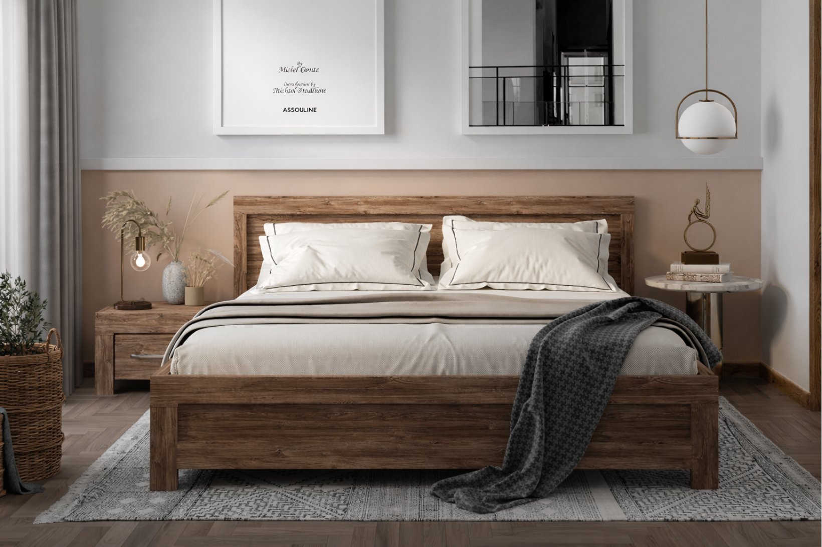 Кровать LOZ 160х200 Герман  BRW