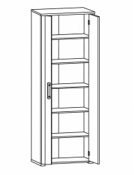Шкаф REG1L1D/22/8 ГОУ Дуб сонома Гербор Шкаф REG1L1D/22/8 ГОУ Дуб сонома Гербор