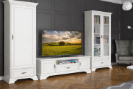 Тумба под телевизор RTV2D1S Кентукки Белый альпийский BRW