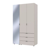Шкаф для одежды Doros Гелар 2ДСП/Зеркало 116.5х49.5х203.4 (80737655) Кашемир