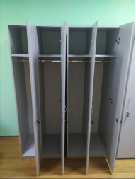 Раздевалка 2-х секционная Doros 2 ДСП 60х52х180 (40515763) Серый Раздевалка 2-х секционная Doros 2 ДСП 60х52х180 (40515763) Серый