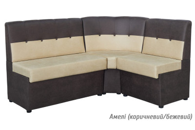 Кутик кухонний Олімп Амелі (коричневий/бежевий) Меблі Сервіс