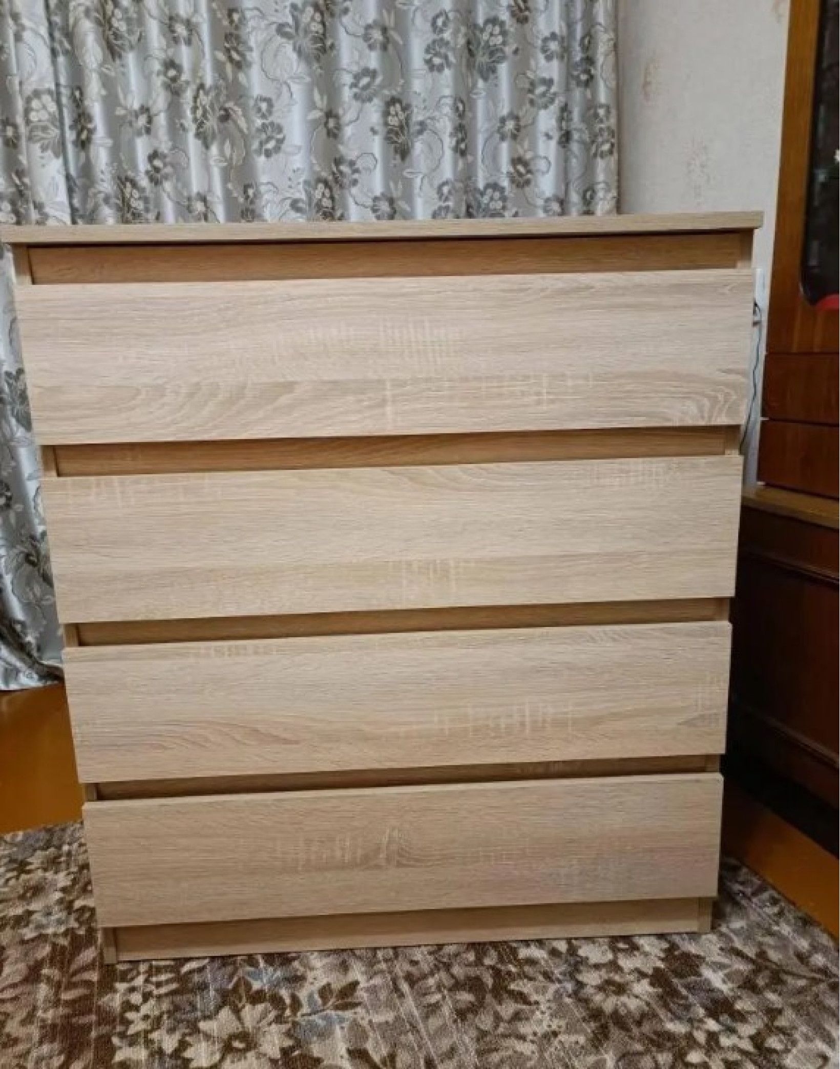 Комод Лайт 4 із ящиками Дуб сонома 80*45*90 