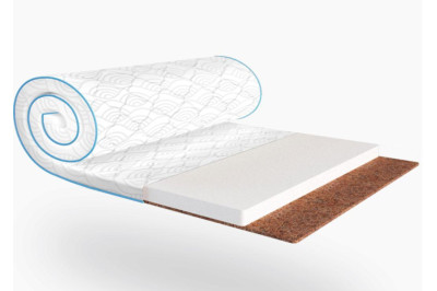 Мини-матрас скрученный Flex 2 в 1 Kokos 1500x2000  Sleep & Fly mini EMM