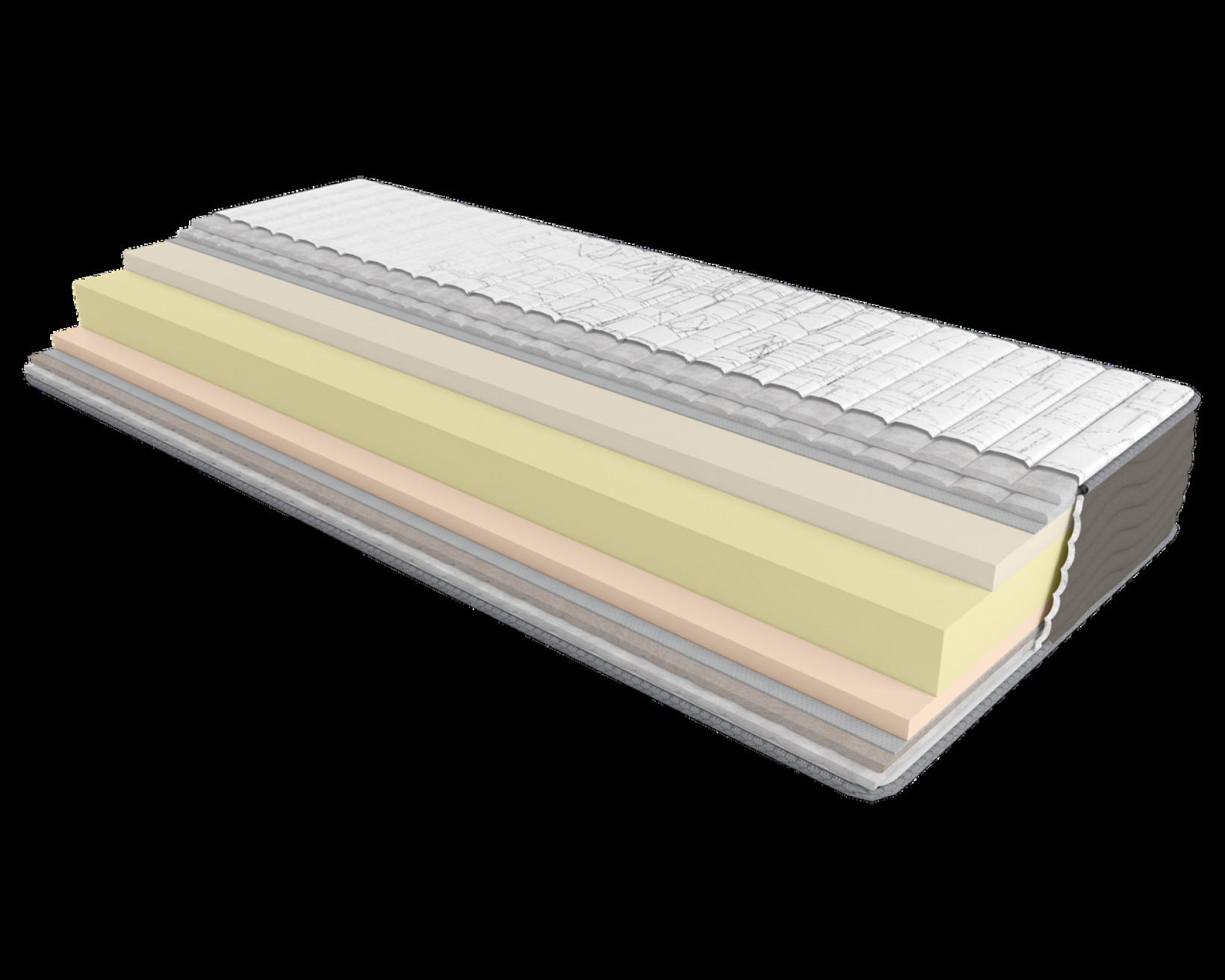 Матрас Relax Roll 1400x2000 Take & Go EMM