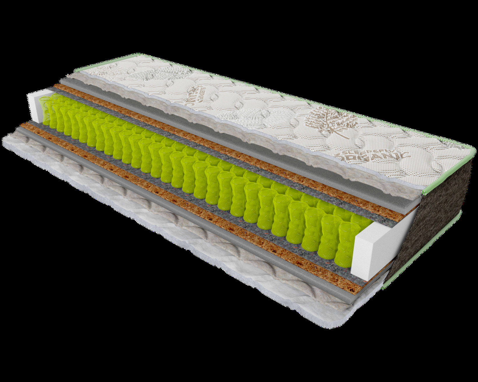 Матрас Omega 1800x2000 Sleep & Fly Organic EMM