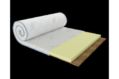 Міні-матрац скручений Flex 2 в 1 Kokos 1400x1900 Sleep & Fly mini EMM