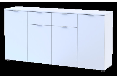Комод Doros Рон 7 4 фасада 2 шухляды 160х38х81 (44900222)  Белый 