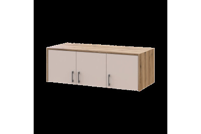 Антресоль Ронди 3 ДСП 121х52х41 (80737823) Дуб Артизан/Кашемир 