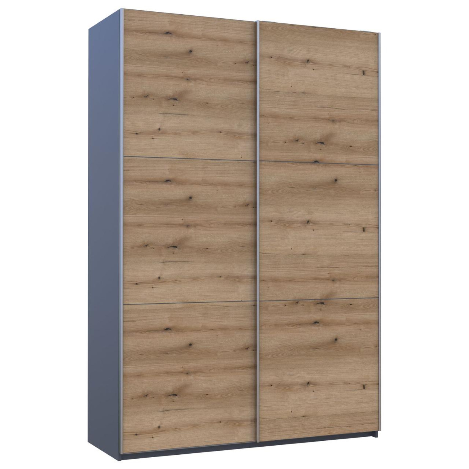 Шкаф купе Doros G-Caiser 2 ДСП 160х60х240 (42005074) Графит/Дуб Эвок