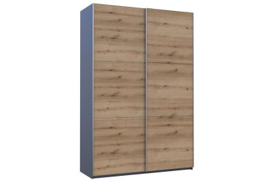 Шкаф купе Doros G-Caiser 2 ДСП 160х60х240 (42005074) Графит/Дуб Эвок
