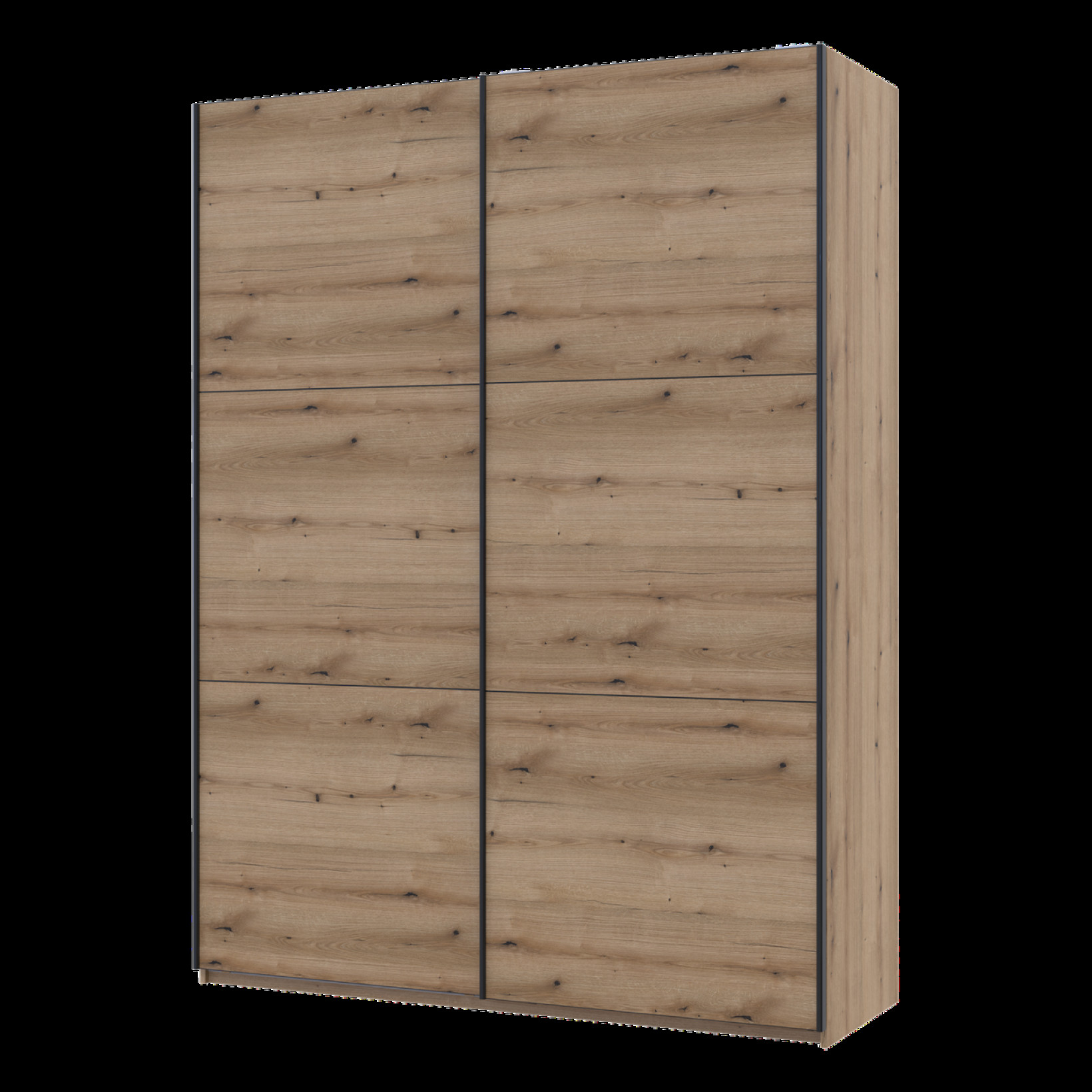 Шкаф купе Doros G-Caiser 2 ДСП / 3 части 180х60х240 (80737748) Дуб Эвок 
