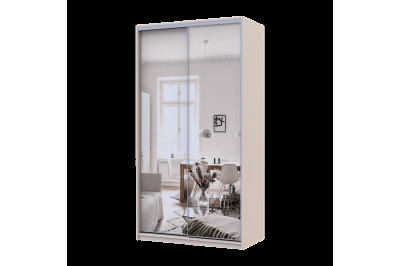 Шкаф купе Doros Сити Лайт 2 Зеркала 120х60х225 (80736341) Кашемир 