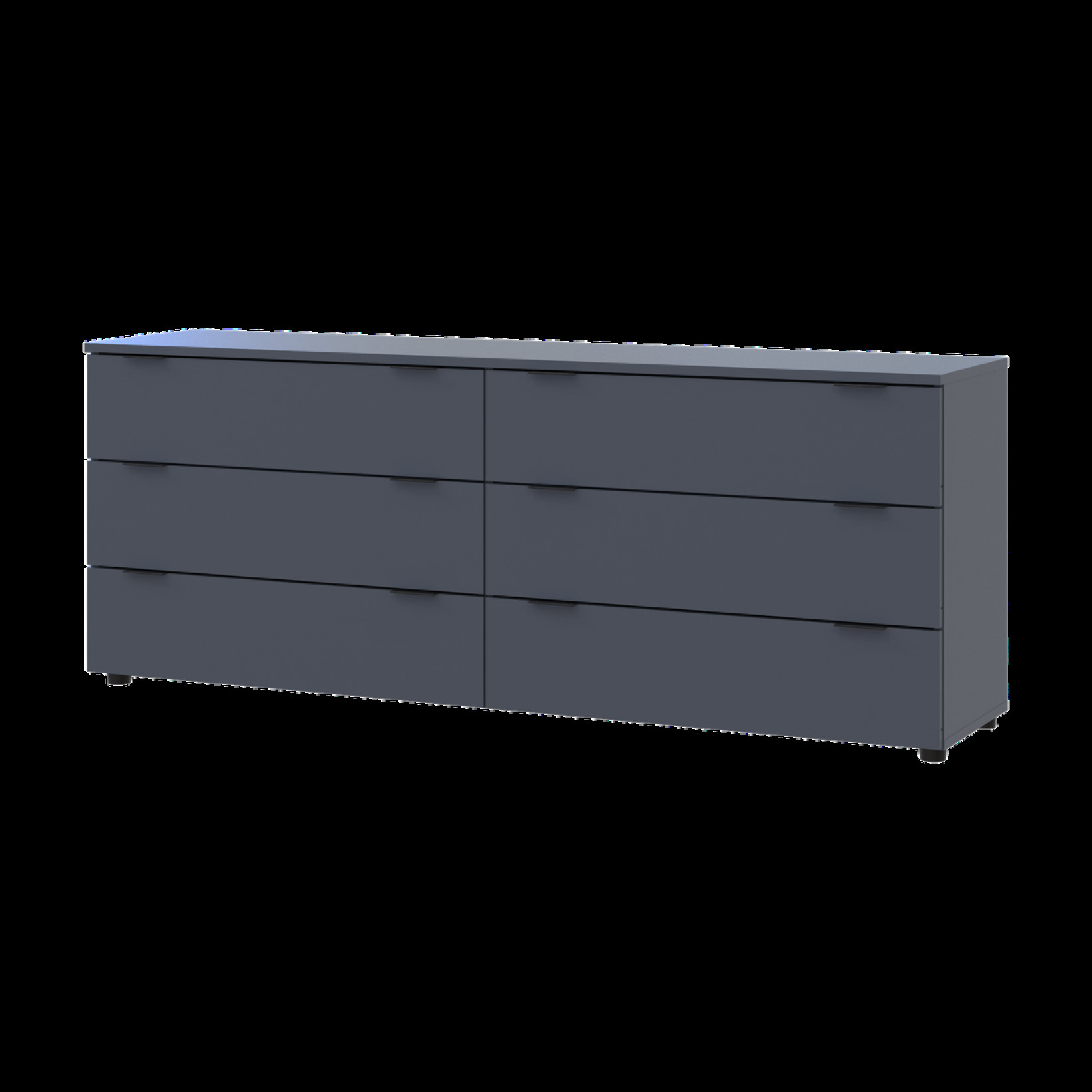 Комод Doros Рон 9 на 6 Ящичков 160х38х62 (41516176)  Графит