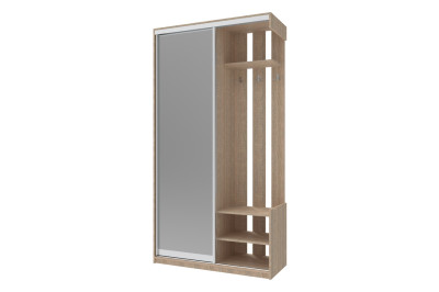 Прихожая Doros City One Door 1 Зеркало 110х45х210 (44900083) Дуб Cонома 