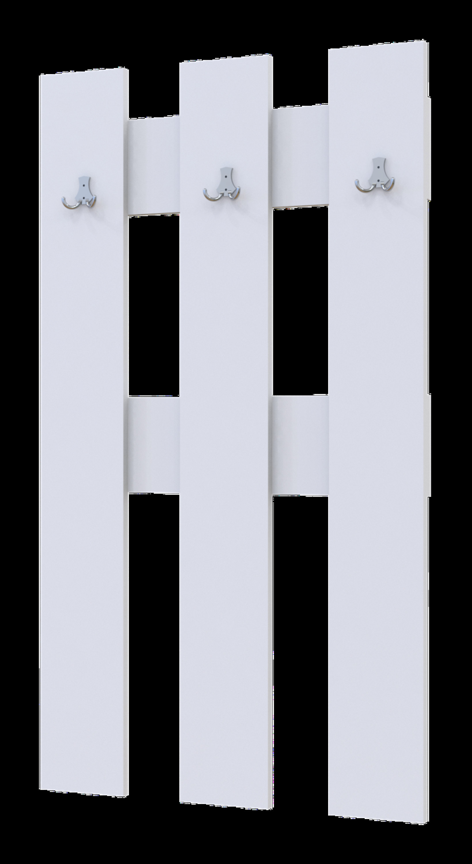 Вешалка для одежды Doros Н1 65х3,2х115 (41510008) Белый