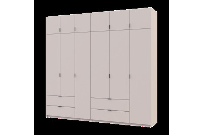 Шкаф для одежды DorosЛукас 3+3 ДСП 255х50х240 (42005112) Кашемир 