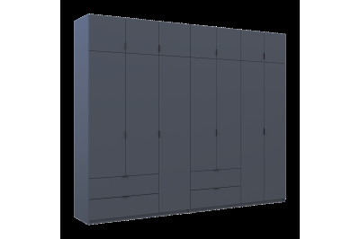 Шкаф для одежды Doros Лукас  3+4 ДСП 295х50х240 (42005125) Графит 