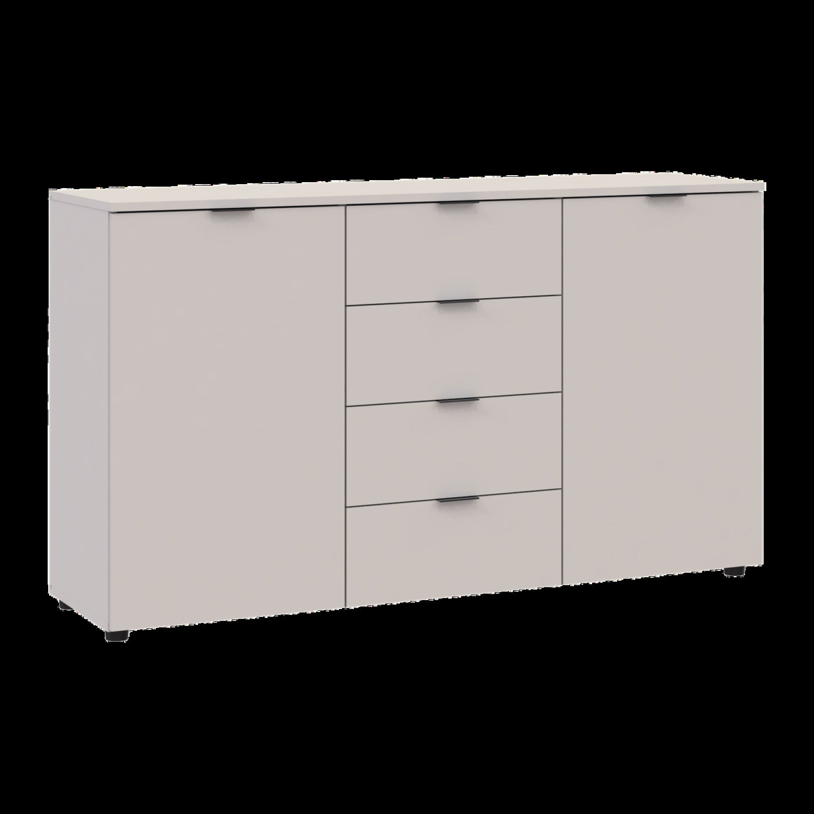 Комод Doros Рон 5 2 фасада 4 шухляды 140х38х81 (41516047) Кашемир