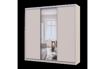 Шкаф купе Doros Сити Лайт 2 ДСП/1 зеркало 225х60х225 (80736383) Кашемир