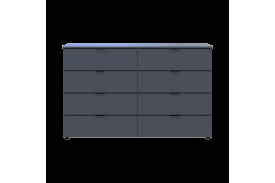 Комод Doros Рон 8 на 8 Ящичков 130х38х81 (41516173) Графит