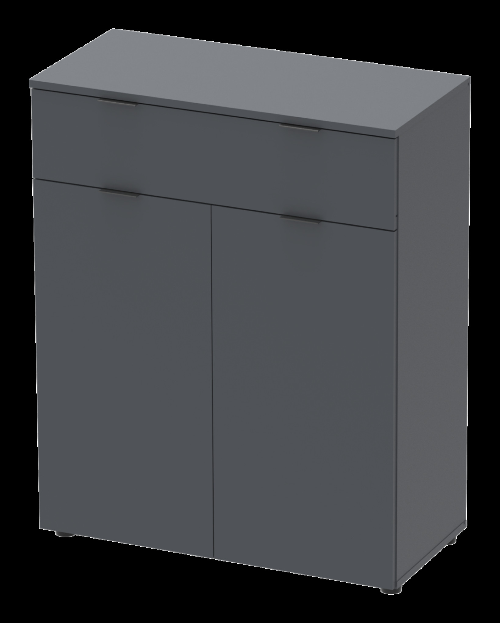 Комод Doros Рон 2 2 фасады 1 шухляда 80х38х100 (41516004) Графит