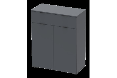 Комод Doros Рон 2 2 фасады 1 шухляда 80х38х100 (41516004) Графит