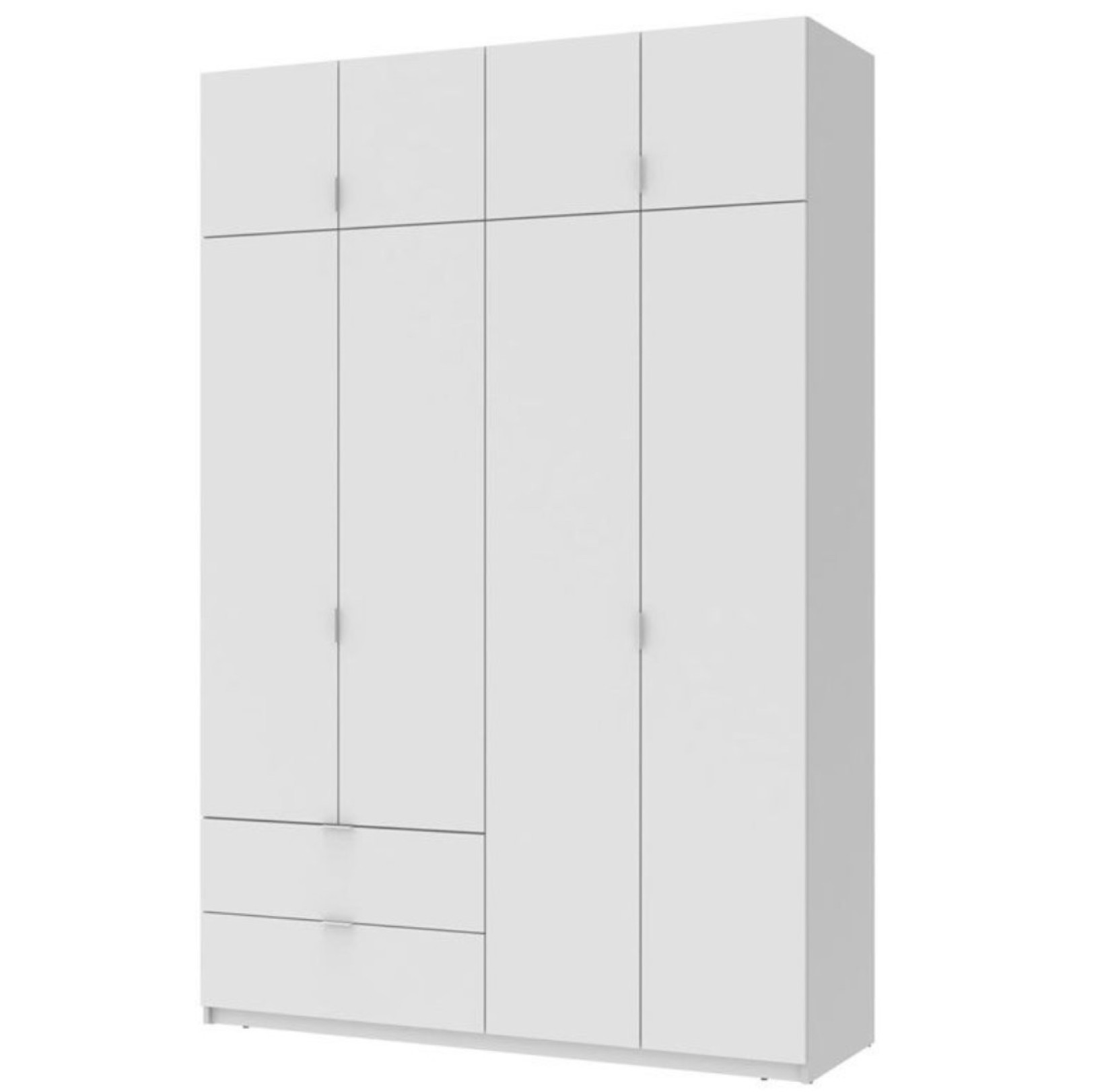 Шкаф для одежды Doros Лукас 160х50х240 (80737067) Белый