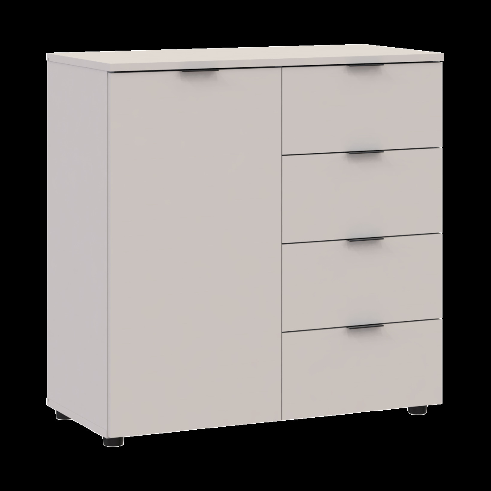 Комод Doros Рон 1 1 фасад 4 шухляды 80х38х81 (41516043) Кашемир