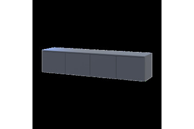 Тумба ТВ Doros Левия 4Д 160х35х33 (41516088) Графит