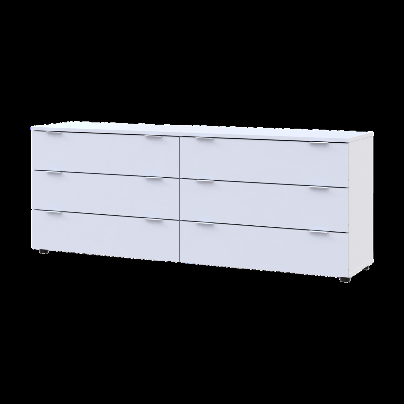 Комод Doros Рон 9 на 6 Ящичков 160х38х62 (41516175) Белый