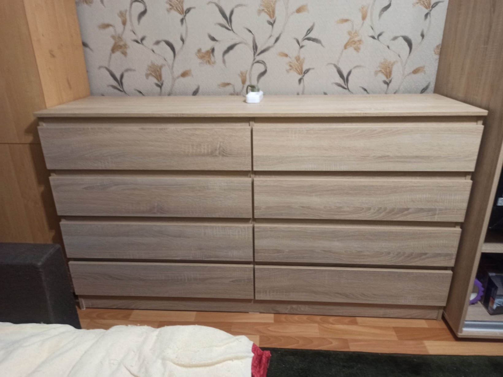 Комод Лайт 8 с 8 ящиками Дуб сонома 160*45*90 