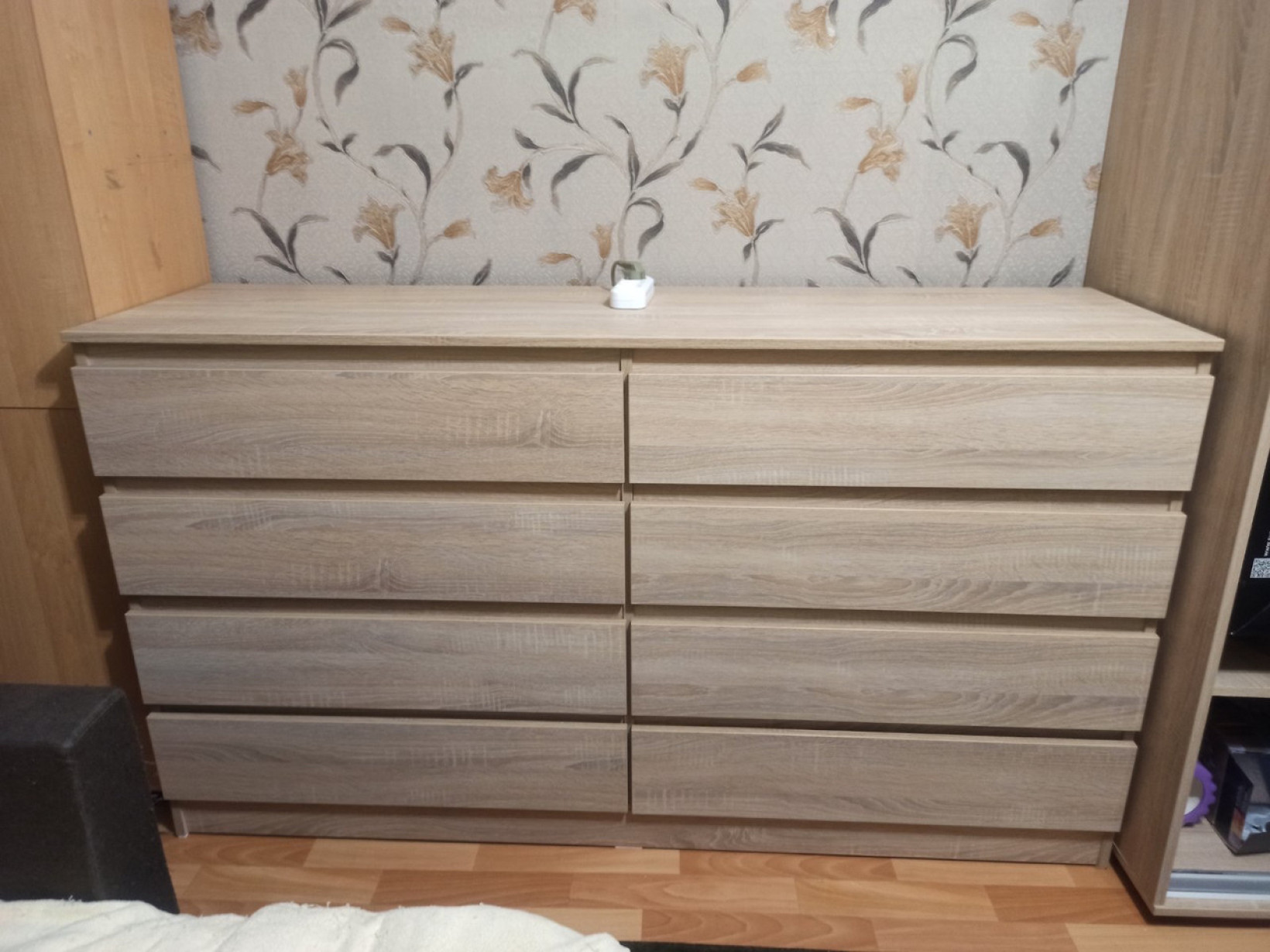 Комод Лайт 8 с 8 ящиками Дуб сонома 160*45*90 