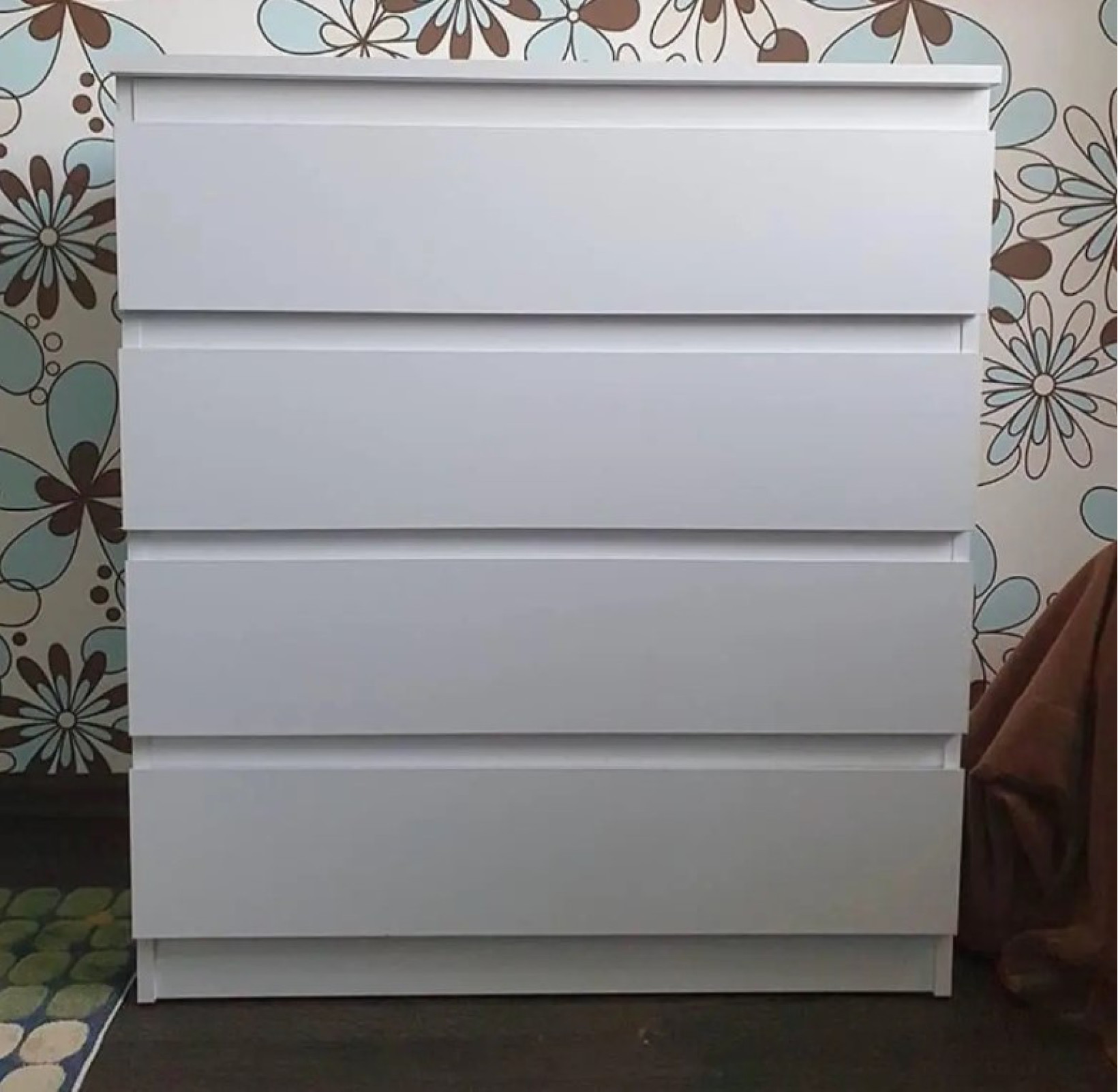 Комод Лайт 4 із ящиками Білий 80*45*90 
