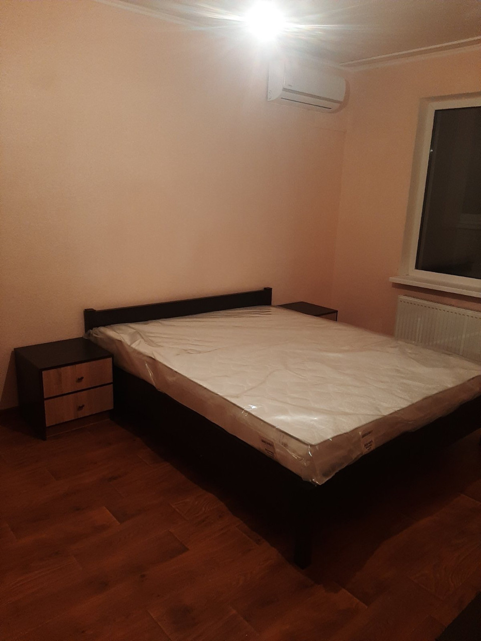 Ліжко двоспальне 160 Фантазія з ламелями Меблі Сервіс 