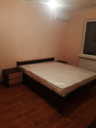 Ліжко двоспальне 160 Фантазія з ламелями Меблі Сервіс 