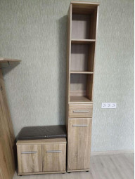 Прихожая Трио 90 МДФ Дуб сонома Мебель Сервис