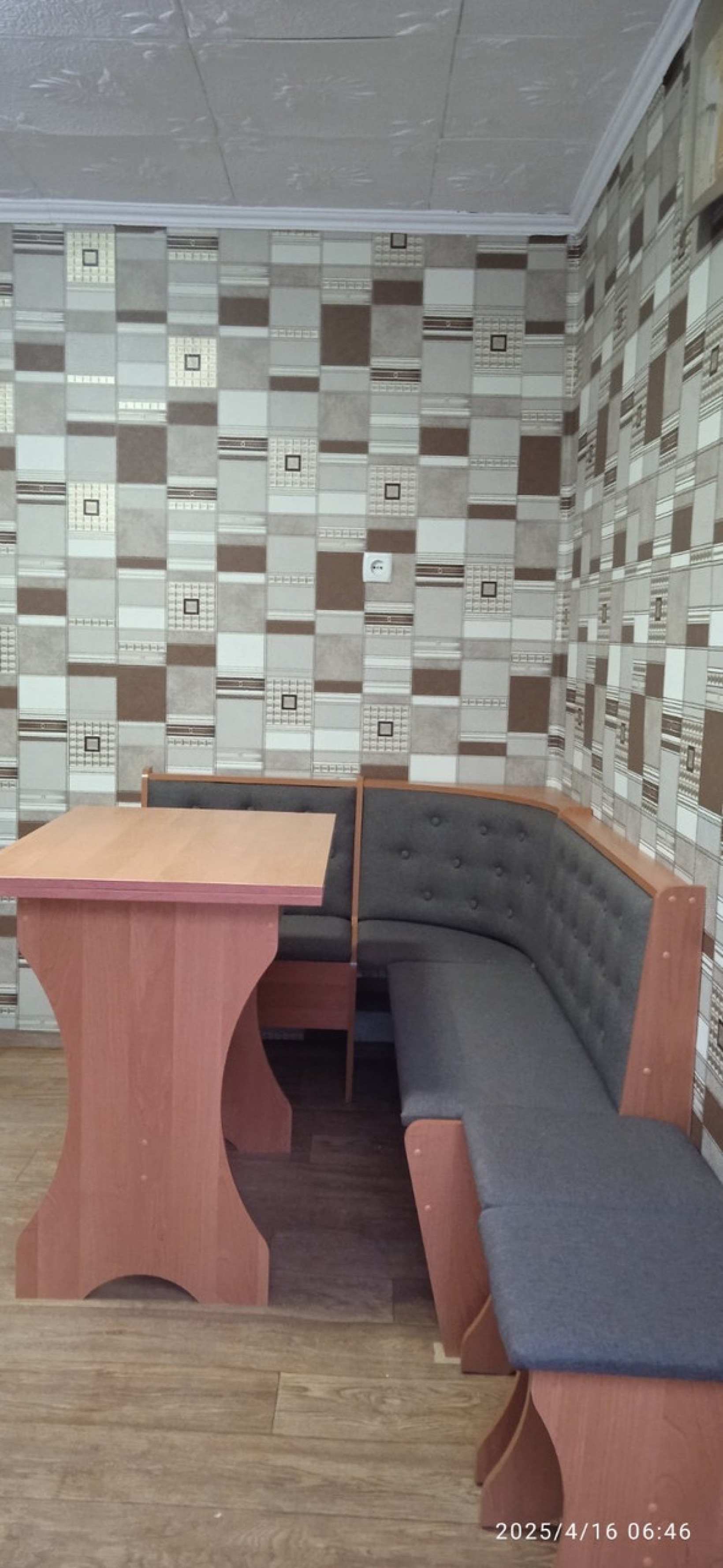 Уголок кухонный ДСП Вільха (Уголок без стола и без табуретов) Мебель Сервис