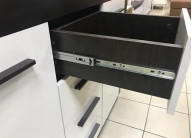 Комод 2д4ш Неон 134 Венге / Белый глянец  Мебель Сервис