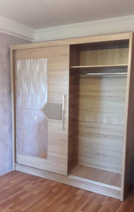 Спальня Аляска МС Гарнітур (Шафа, Ліжко 160, Ламелі, 2 тумби) Дуб сонома/Капучіно глянець Спальня Аляска МС Гарнітур (Шафа, Ліжко 160, Ламелі, 2 тумби) Дуб сонома/Капучіно глянець