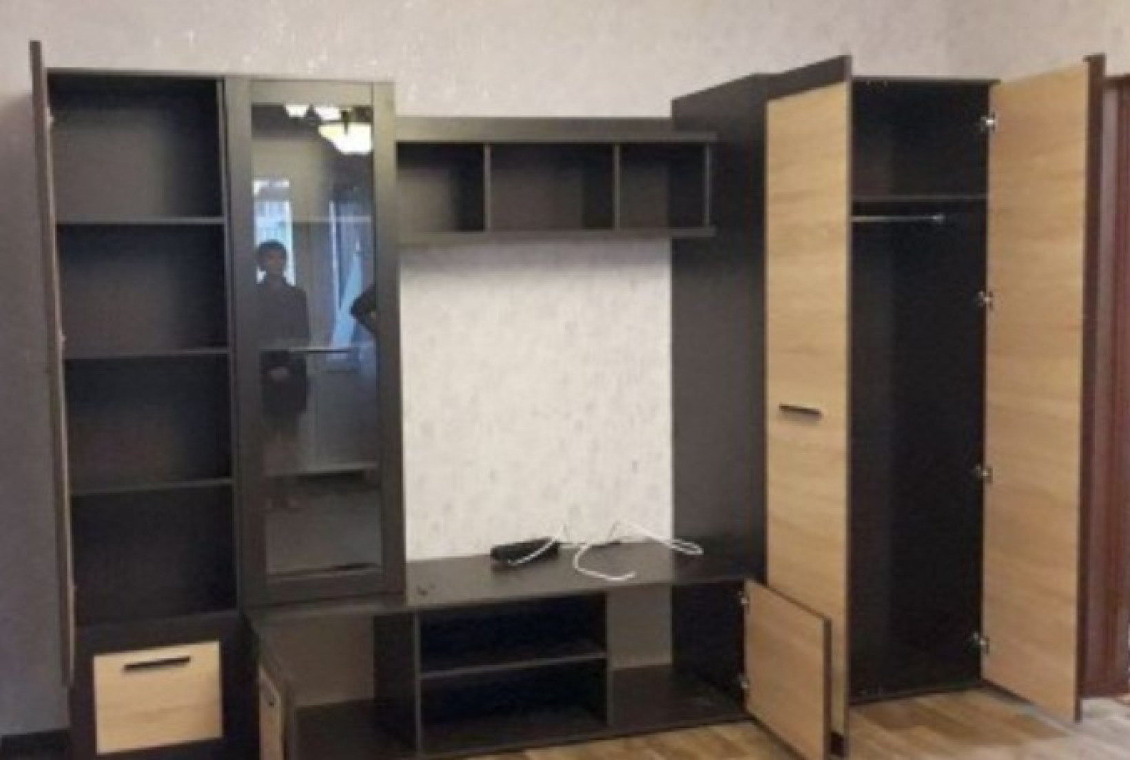 Стінка у вітальню Конго 300 Венге/Дуб сонома   Меблі Сервіс