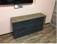 Комод 3Д Адель северное дерево/дуб крафт табако Сокме
