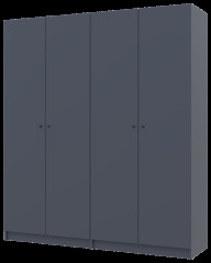 Комплект Doros Промо 2+2 ДСП 180х48х204 (42005068)  Графит 