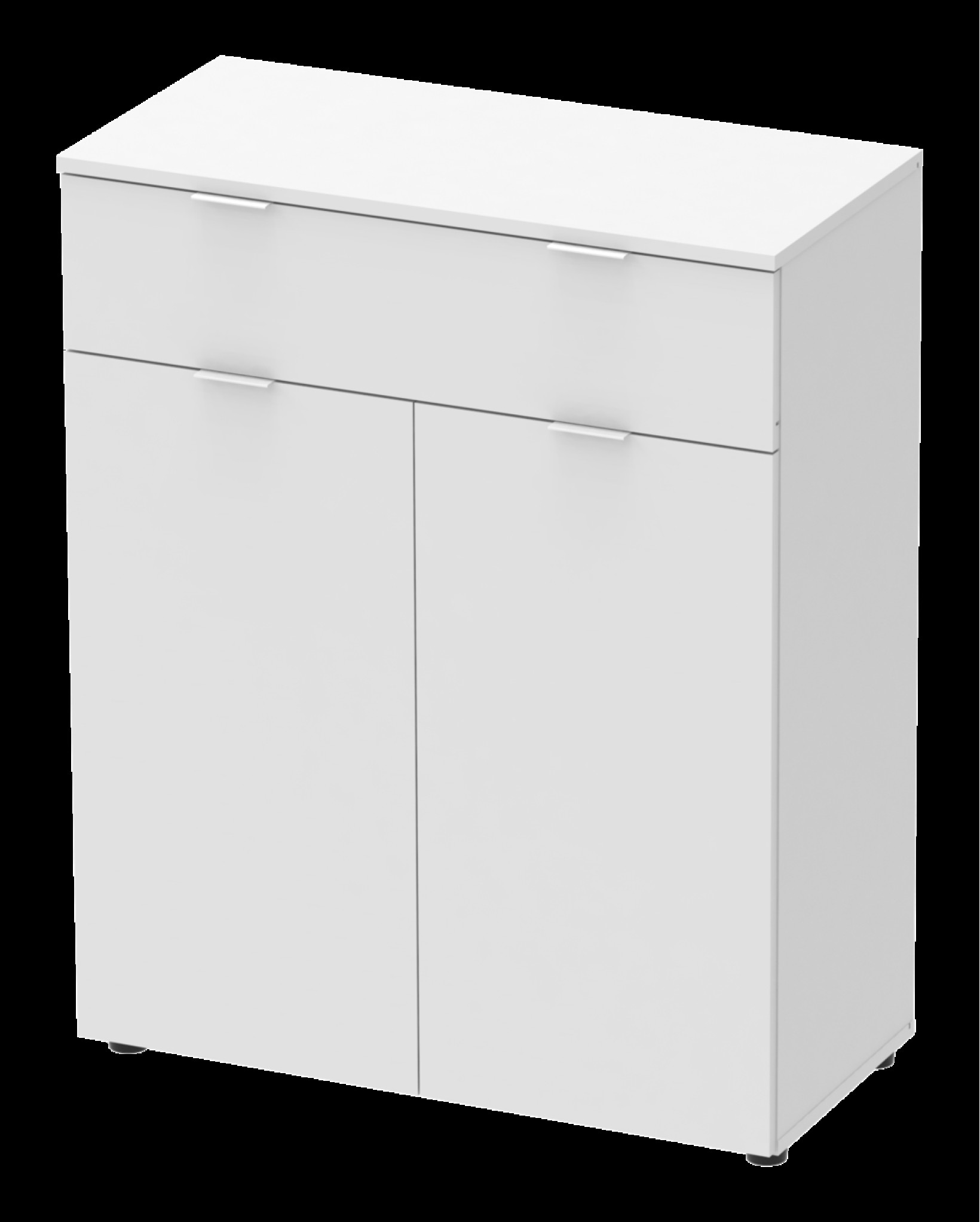 Комод Doros Рон 2 2 фасады 1 шухляда 80х38х100 (41516003) Белый