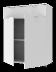 Комод Doros Рон 2 2 фасады 1 шухляда 80х38х100 (41516003) Белый Комод Doros Рон 2 2 фасады 1 шухляда 80х38х100 (41516003) Белый