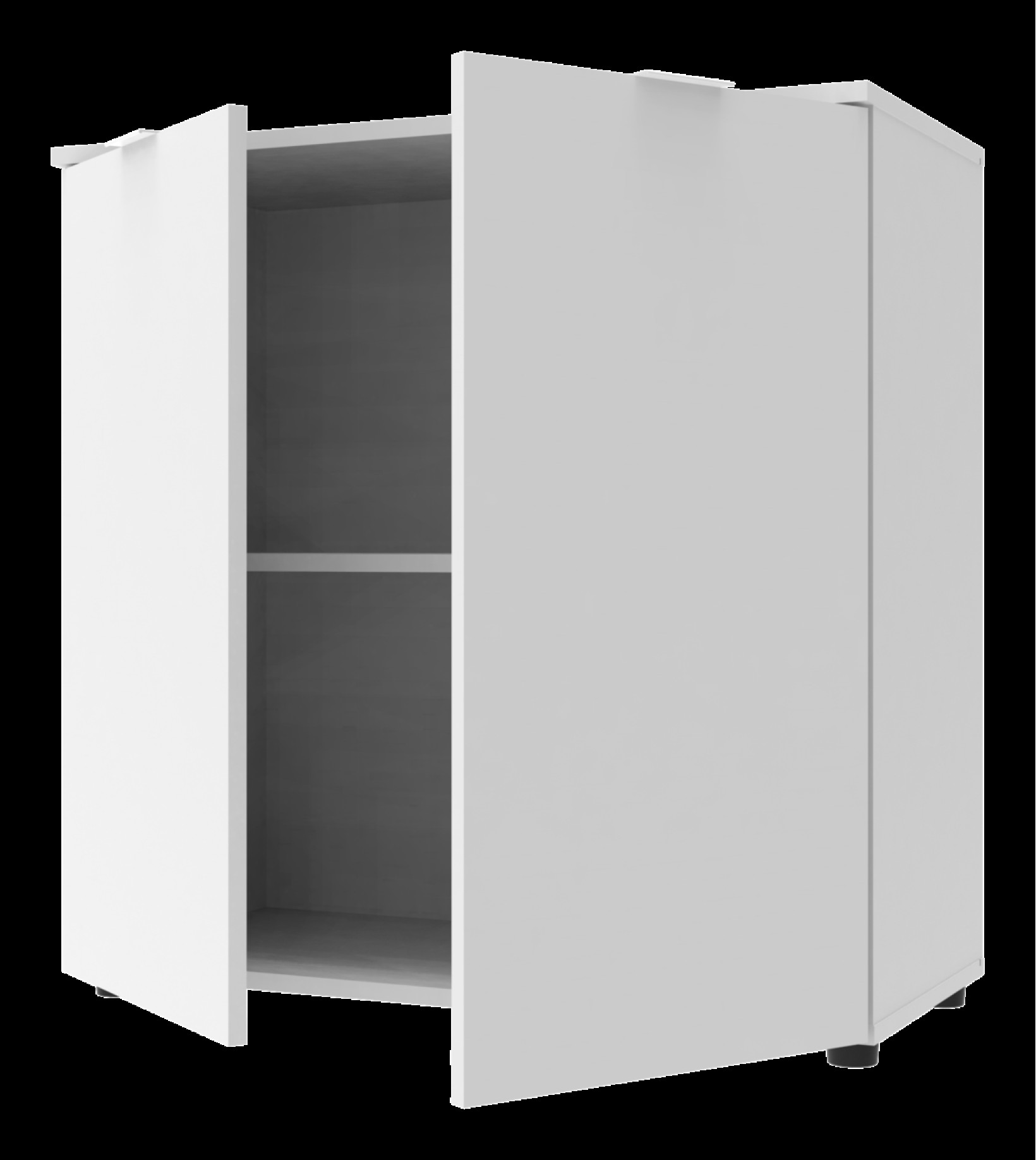 Комод Doros Рон 3 2 фасада 80х38х81 (41516001) Белый
