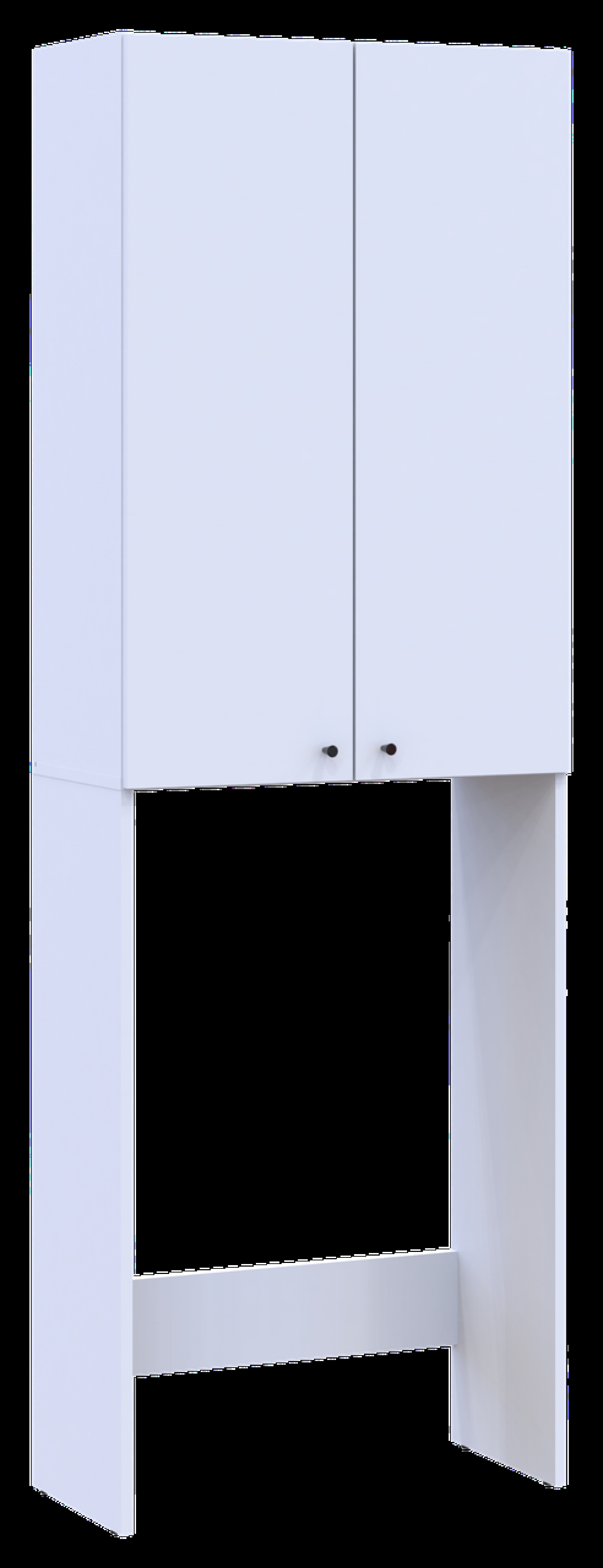 Шкаф для стиральной машины Doros  Лола ДСП 64х31.6х190 (41516022) Белый 