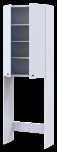 Шкаф для стиральной машины Doros  Лола ДСП 64х31.6х190 (41516022) Белый 