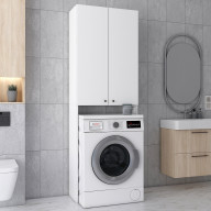 Шкаф для стиральной машины Doros  Лола ДСП 64х31.6х190 (41516022) Белый 